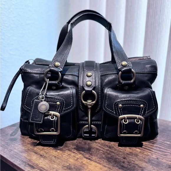 Coach 65th Anniversary Legacy Mandy Satchel with matching wallet - Picture 4 of 16